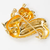 14Kt Yellow Gold Squirrel Brooch/Pin see Hallmark and Pin Function